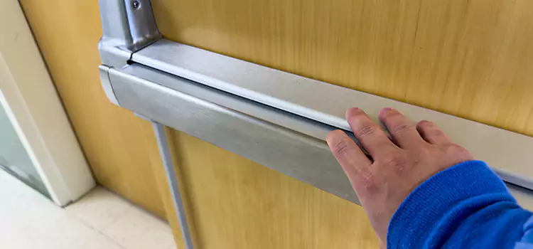 Installing a Push Bar on a Door Vincennes
